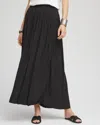 Chico's Pull-on Maxi Skirt In Black Size 20/22 |  In Black