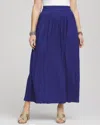 Chico's Pull-on Maxi Skirt In Blue Size 20/22 |  In Blue Casa