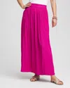 Chico's Pull-on Maxi Skirt In Purple Size 16/18 |  In Purple Clover