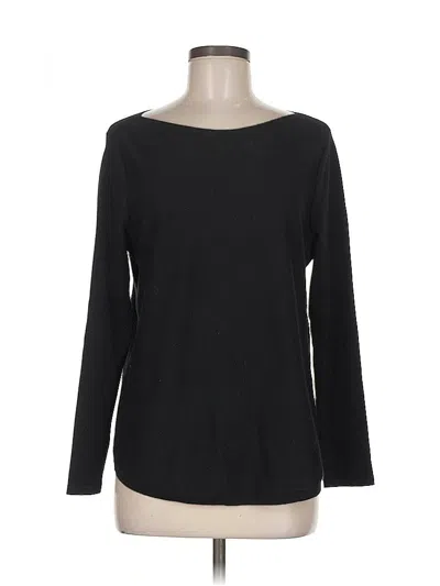 Pre-owned Chico's Pullover Sweater In Black