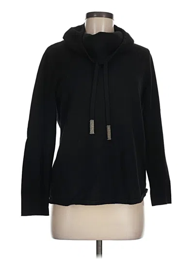 Pre-owned Chico's Pullover Sweater In Black