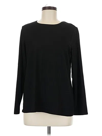 Pre-owned Chico's Pullover Sweater In Black