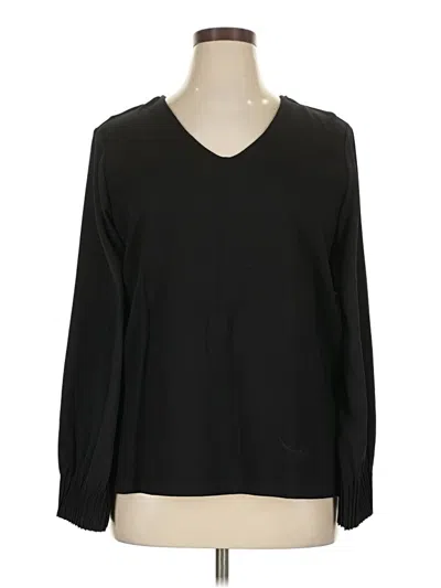 Pre-owned Chico's Pullover Sweater In Black