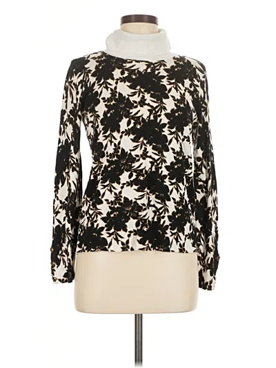 Pre-owned Chico's Pullover Sweater In Black