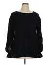 Chico's Pullover Sweater In Black