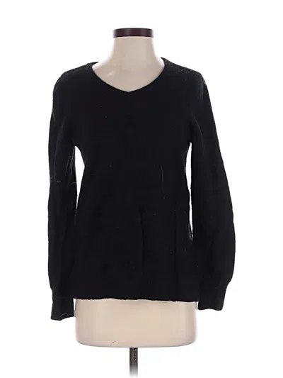 Pre-owned Chico's Pullover Sweater In Black