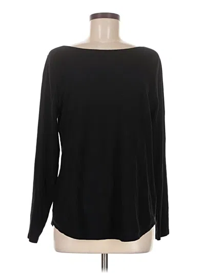 Pre-owned Chico's Pullover Sweater In Black