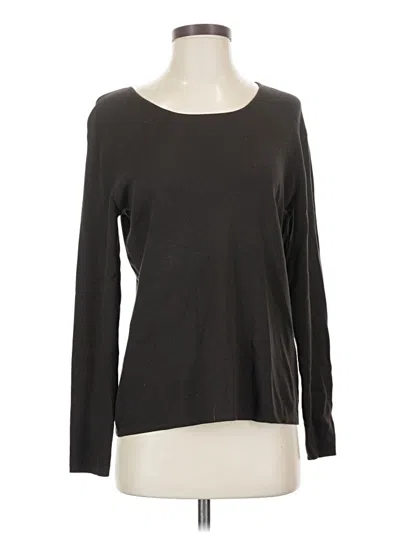Pre-owned Chico's Pullover Sweater In Black