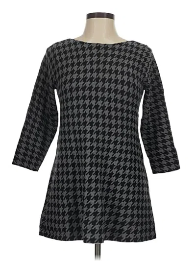 Pre-owned Chico's Pullover Sweater In Black