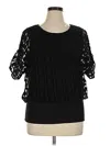 Chico's Pullover Sweater In Black