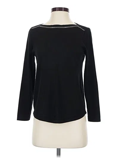 Pre-owned Chico's Pullover Sweater In Black