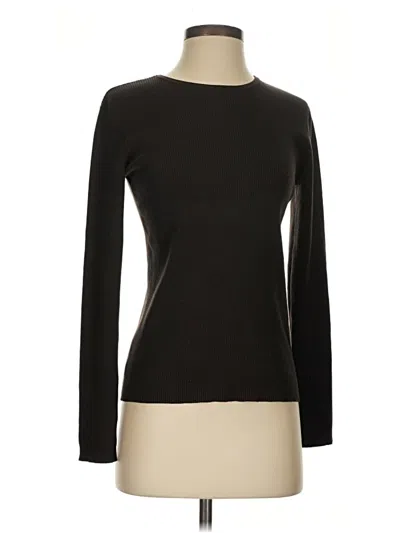 Pre-owned Chico's Pullover Sweater In Black