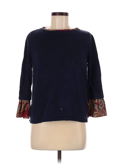 Pre-owned Chico's Pullover Sweater In Blue