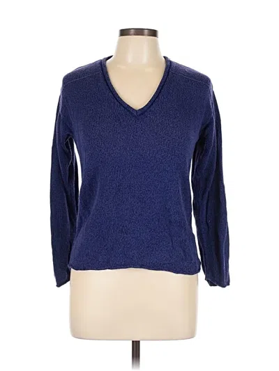 Pre-owned Chico's Pullover Sweater In Blue