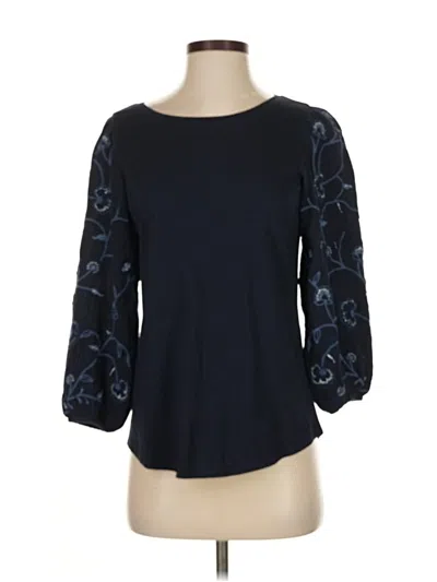 Pre-owned Chico's Pullover Sweater In Blue