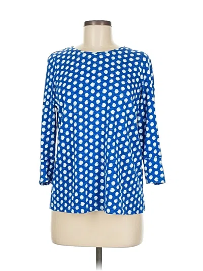 Pre-owned Chico's Pullover Sweater In Blue