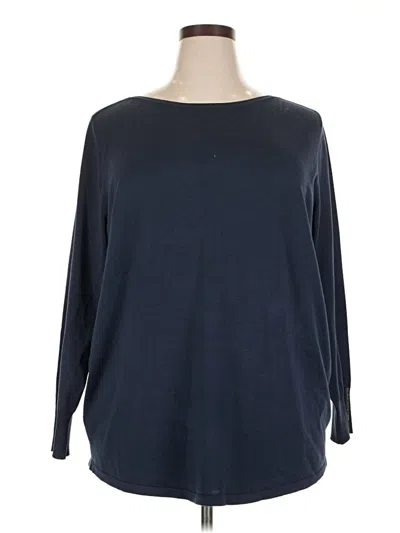 Pre-owned Chico's Pullover Sweater In Blue