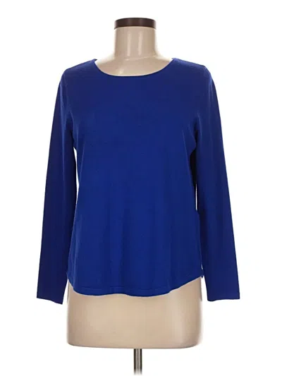 Pre-owned Chico's Pullover Sweater In Blue