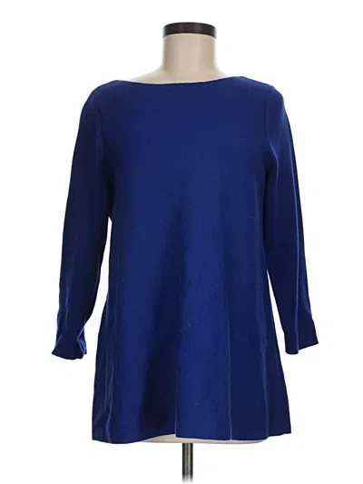 Pre-owned Chico's Pullover Sweater In Blue