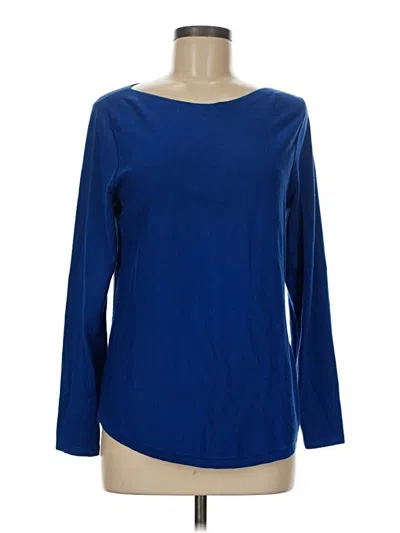 Pre-owned Chico's Pullover Sweater In Blue