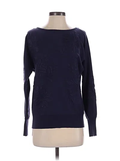 Pre-owned Chico's Pullover Sweater In Blue