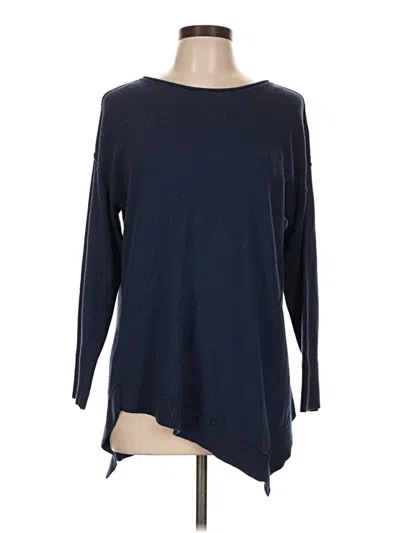 Pre-owned Chico's Pullover Sweater In Blue