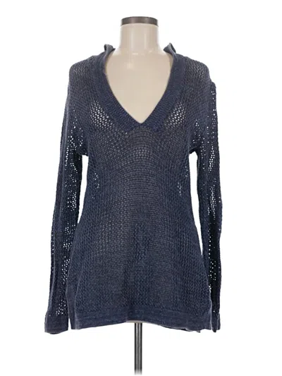 Pre-owned Chico's Pullover Sweater In Blue
