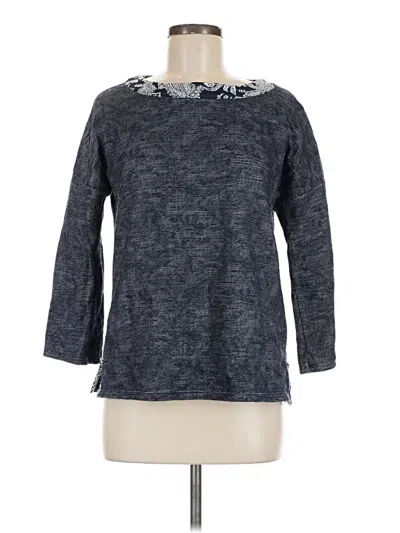 Pre-owned Chico's Pullover Sweater In Blue