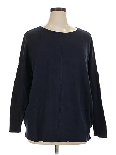 Pre-owned Chico's Pullover Sweater In Blue