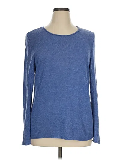 Pre-owned Chico's Pullover Sweater In Blue