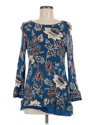 Pre-owned Chico's Pullover Sweater In Blue