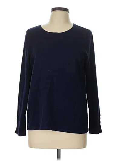 Pre-owned Chico's Pullover Sweater In Blue