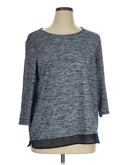 Pre-owned Chico's Pullover Sweater In Blue