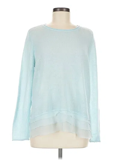 Pre-owned Chico's Pullover Sweater In Blue