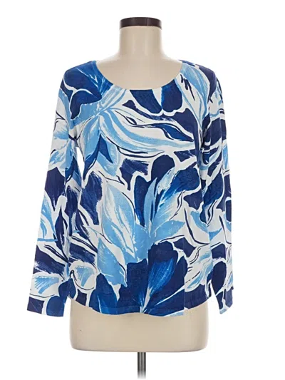 Chico's Pullover Sweater In Blue