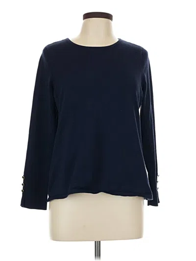 Pre-owned Chico's Pullover Sweater In Blue
