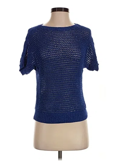 Pre-owned Chico's Pullover Sweater In Blue