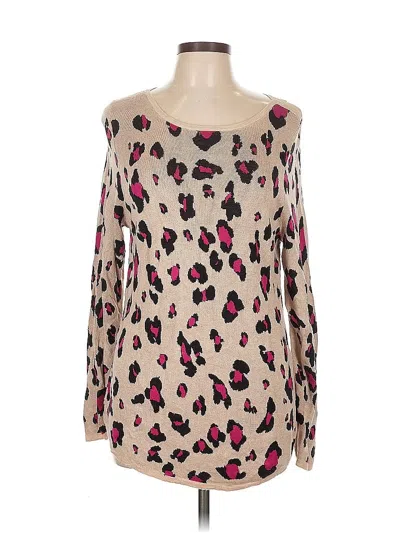 Pre-owned Chico's Pullover Sweater In Brown