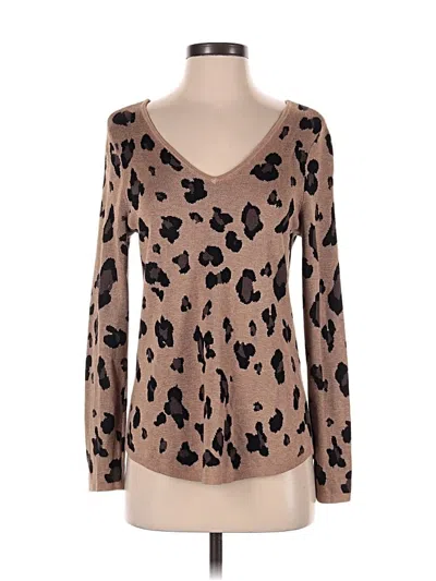 Pre-owned Chico's Pullover Sweater In Brown