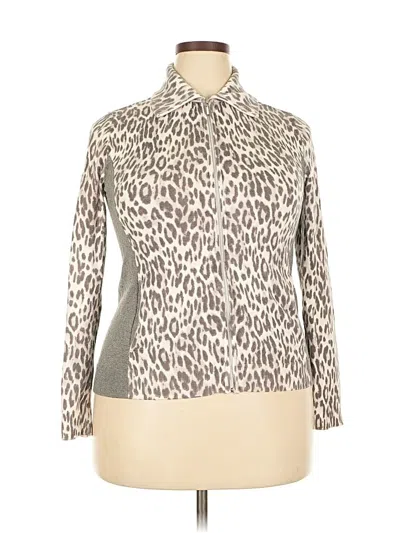 Pre-owned Chico's Pullover Sweater In Brown