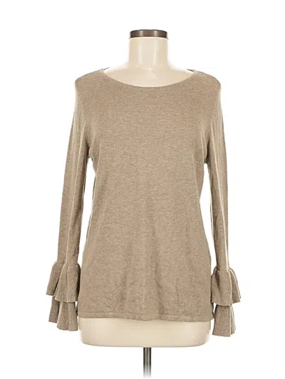 Pre-owned Chico's Pullover Sweater In Brown