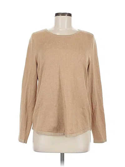 Pre-owned Chico's Pullover Sweater In Brown