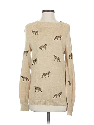 Pre-owned Chico's Pullover Sweater In Brown