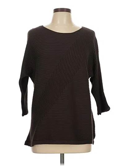 Pre-owned Chico's Pullover Sweater In Brown