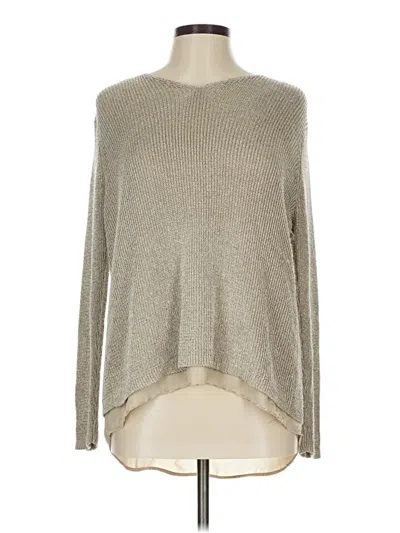 Pre-owned Chico's Pullover Sweater In Brown