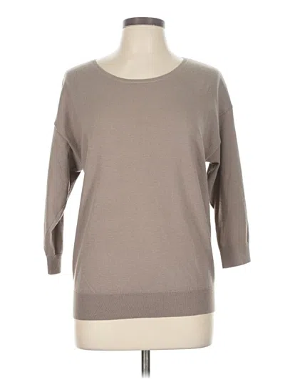 Pre-owned Chico's Pullover Sweater In Brown