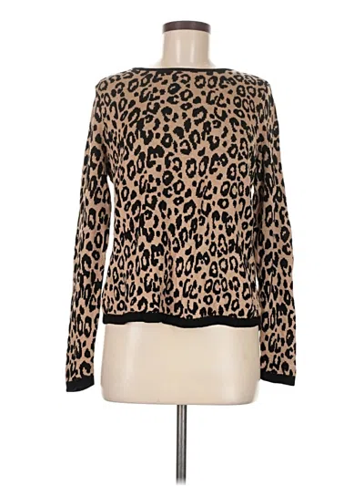 Pre-owned Chico's Pullover Sweater In Brown