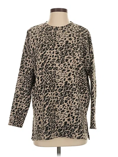 Pre-owned Chico's Pullover Sweater In Brown