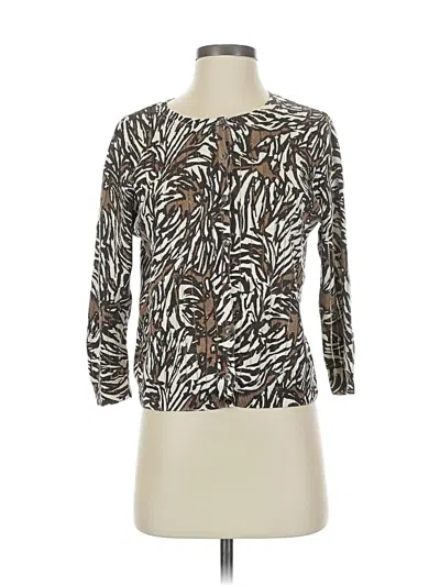 Pre-owned Chico's Pullover Sweater In Brown