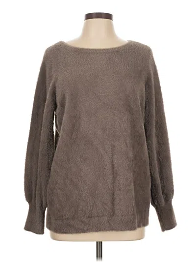 Pre-owned Chico's Pullover Sweater In Brown
